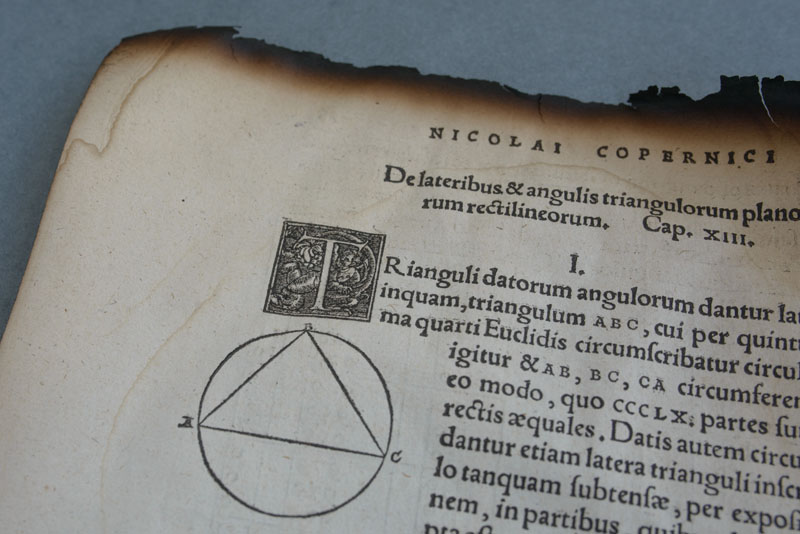 Nikolaus Kopernikus: De Revolutionibus Orbium coelestium, Libri VI., Nürnberg, Petreius, 1543, Foto: Candy Welz © Klassik Stiftung Weimar