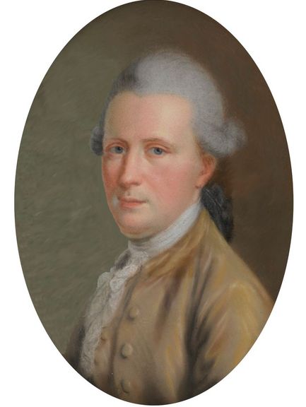 gemaltes Porträt von Johann Christian Kestner