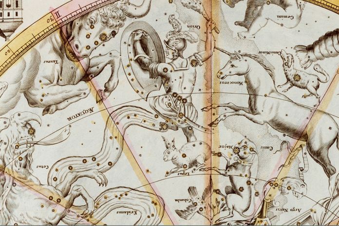Ausschnitt aus Karte 19 »Hemisphaerium Coeli Australe«, In: Johann Gabriel Doppelmayr: Atlas Novus Coelestis, Nürnberg, Homannische Erben, 1742 © Klassik Stiftung Weimar