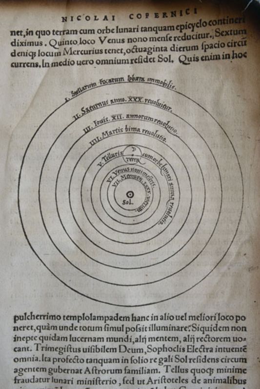 Nikolaus Kopernikus: De Revolutionibus Orbium coelestium, Libri VI., Nürnberg, Petreius, 1543, Foto: Candy Welz © Klassik Stiftung Weimar