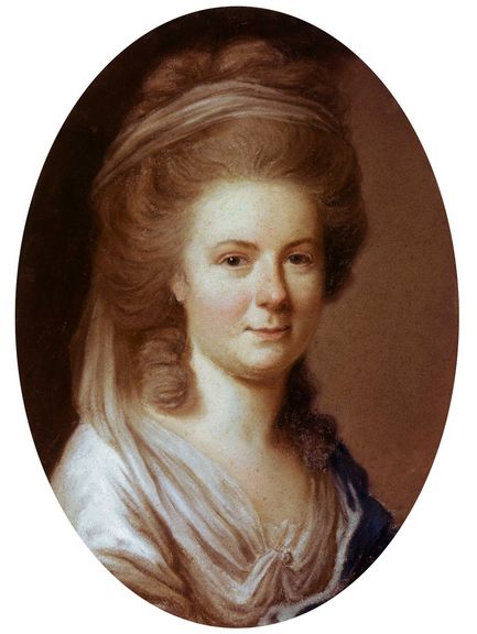 gemaltes Porträt von Charlotte Buff